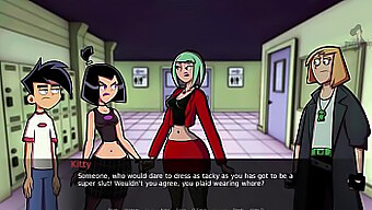 Animasyonlu Goth Kızı Danny Phantom Ile Yaramaz Oluyor