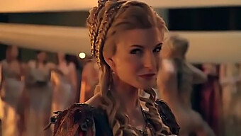 Milfs ที่เย้ายวนและเด็กสาวในป่า Spartacus Season 2 Orgy